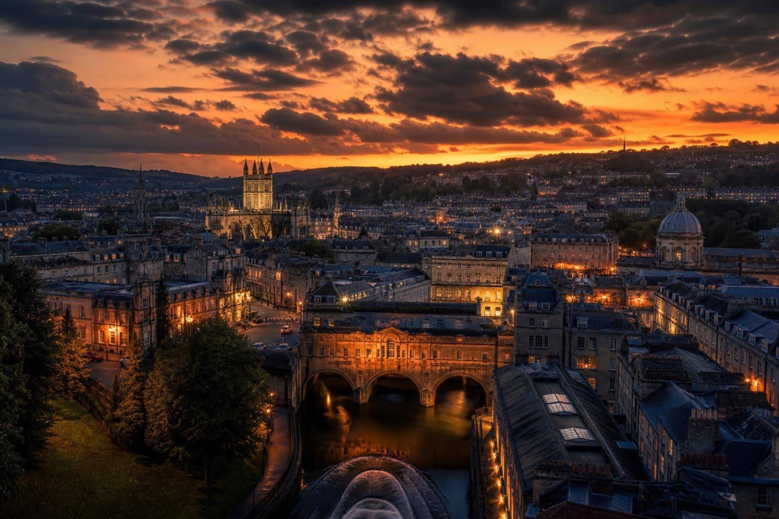 Bath skyline