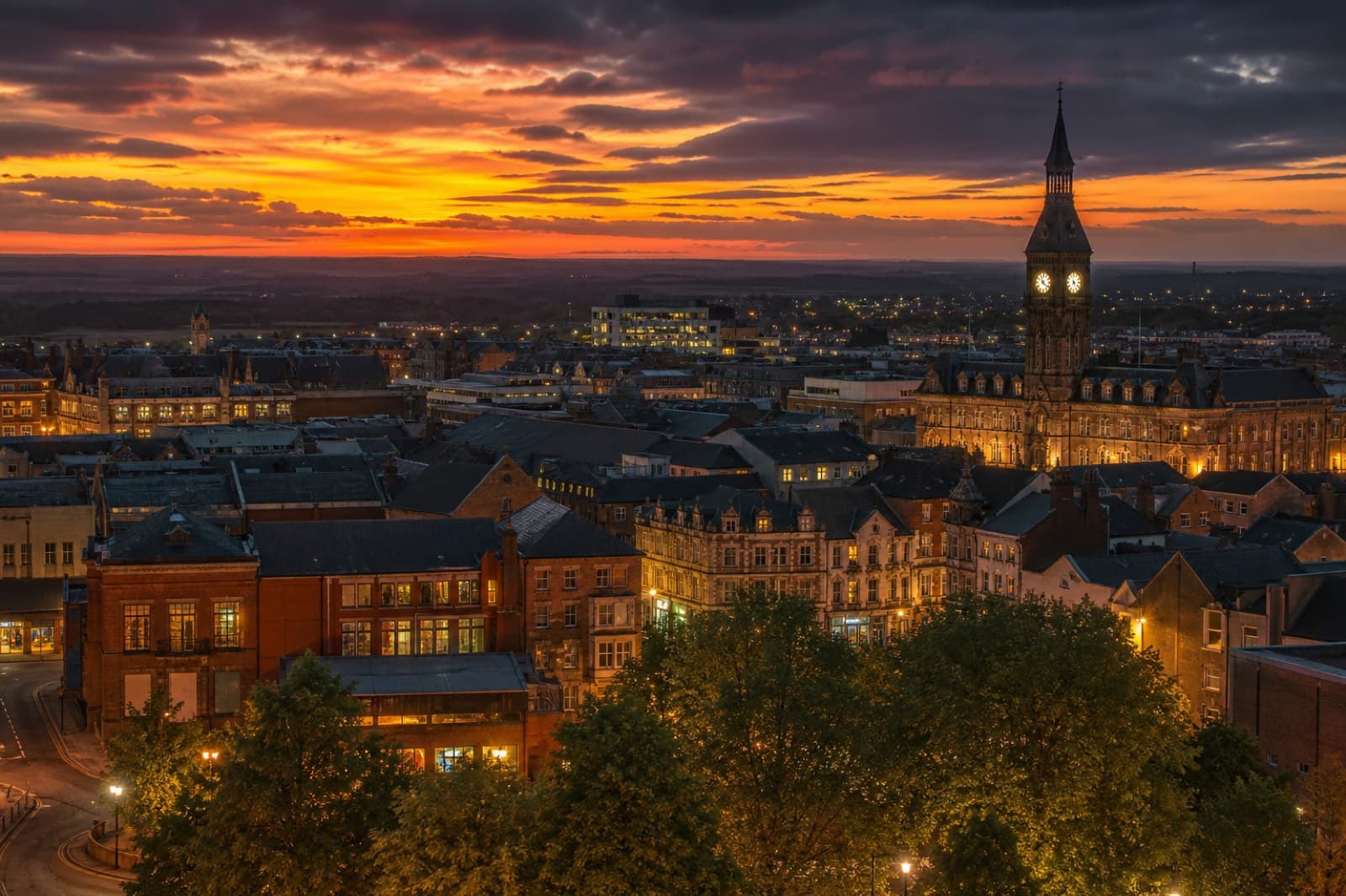 Darlington skyline