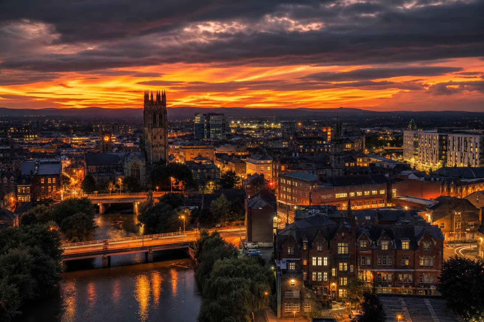 Derby skyline