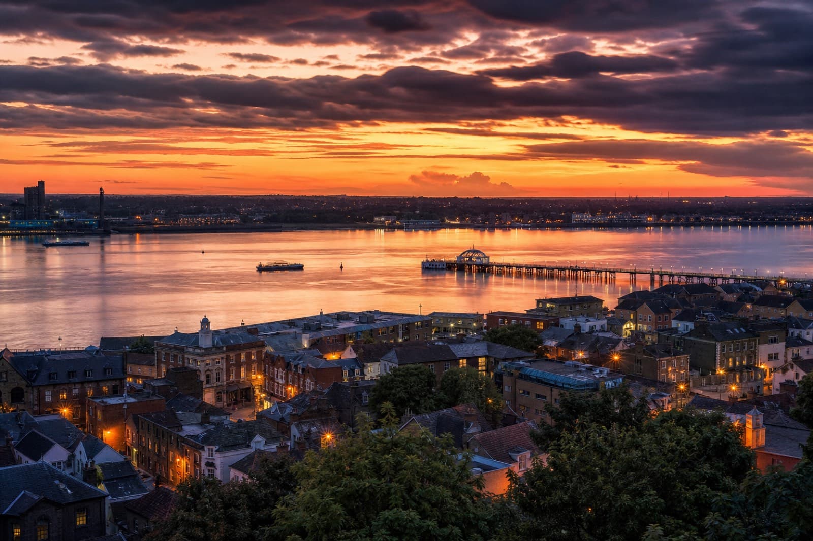 Gravesend skyline