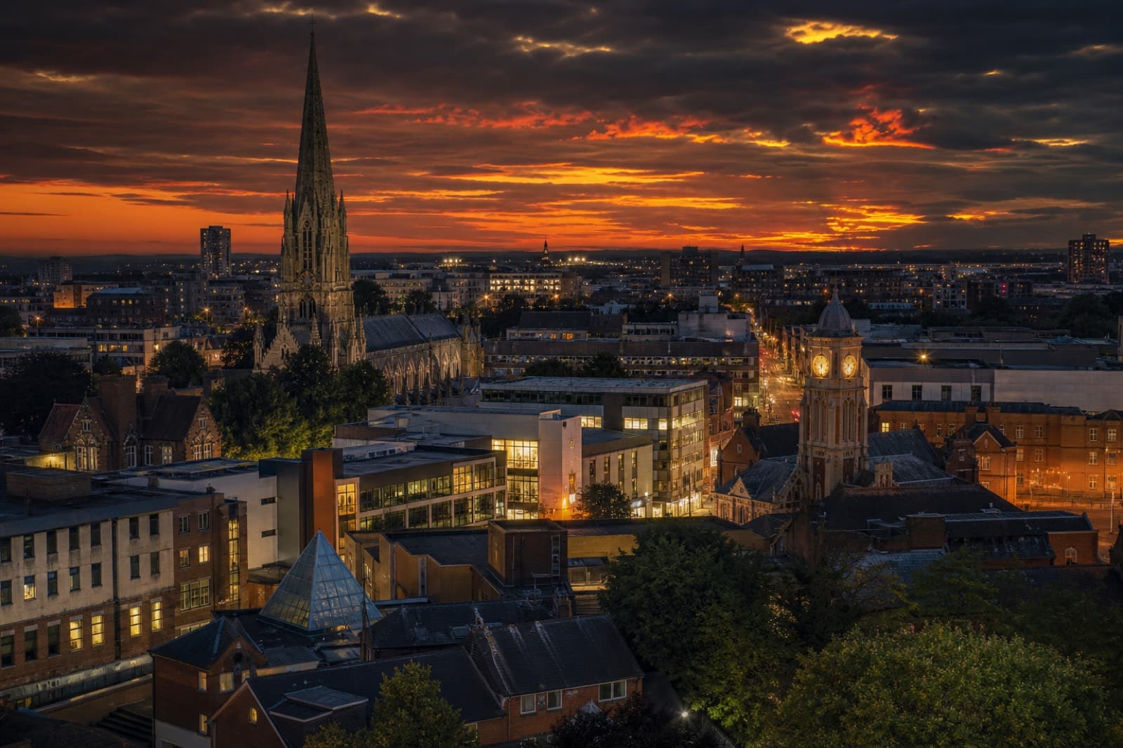 Leicester skyline