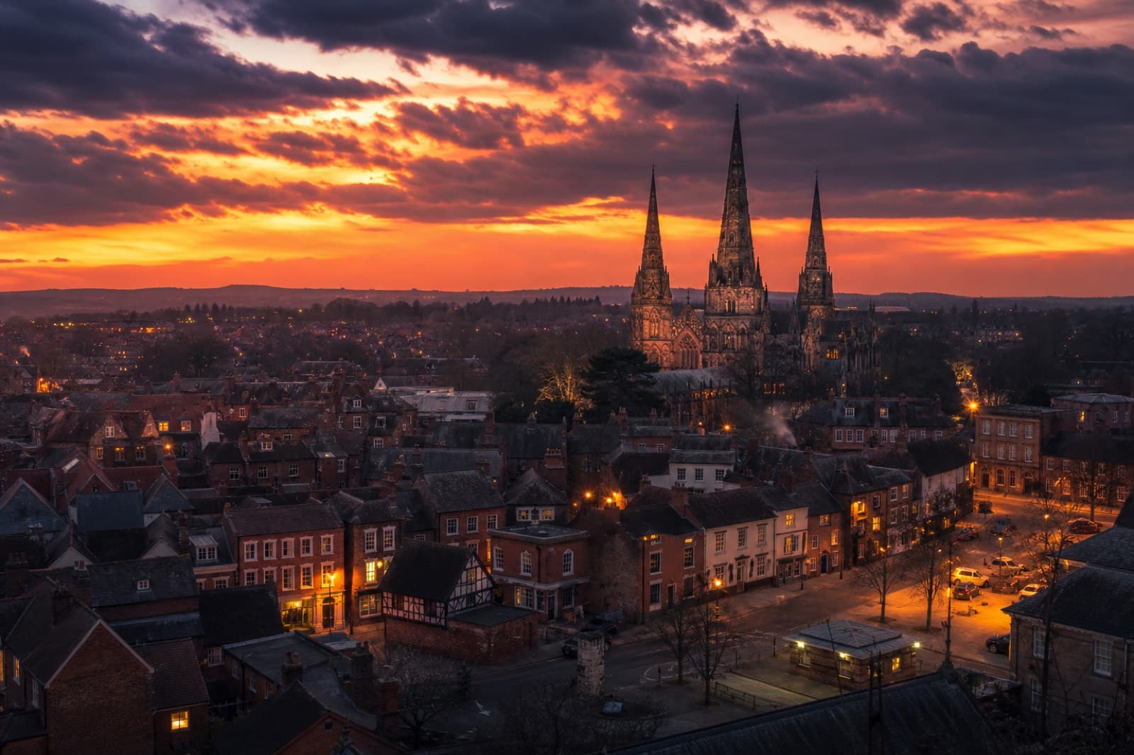 Lichfield skyline