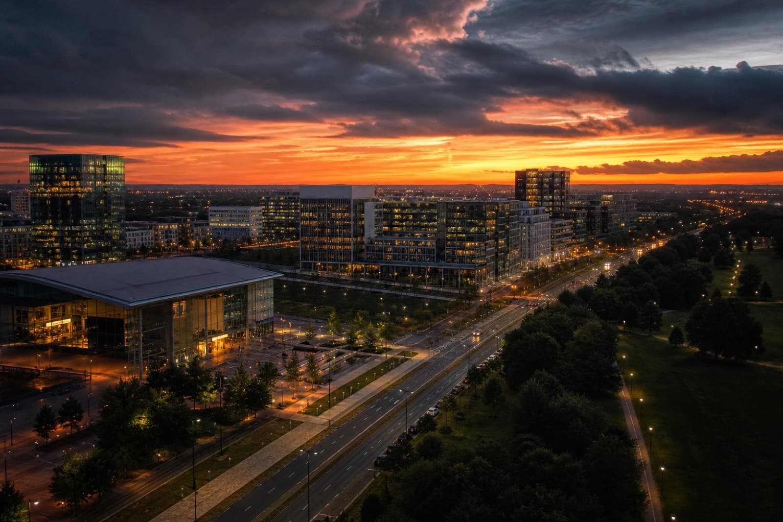 Milton Keynes skyline