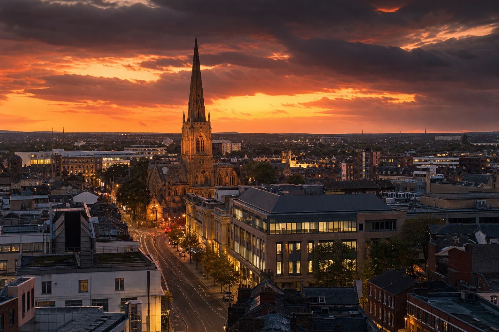 Northampton skyline