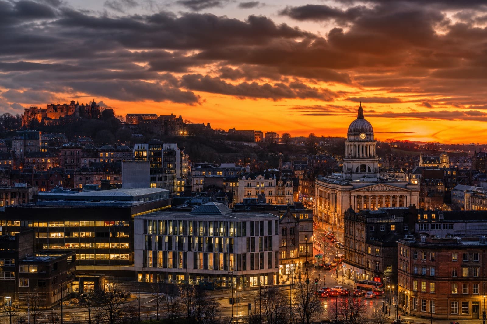 Nottingham skyline
