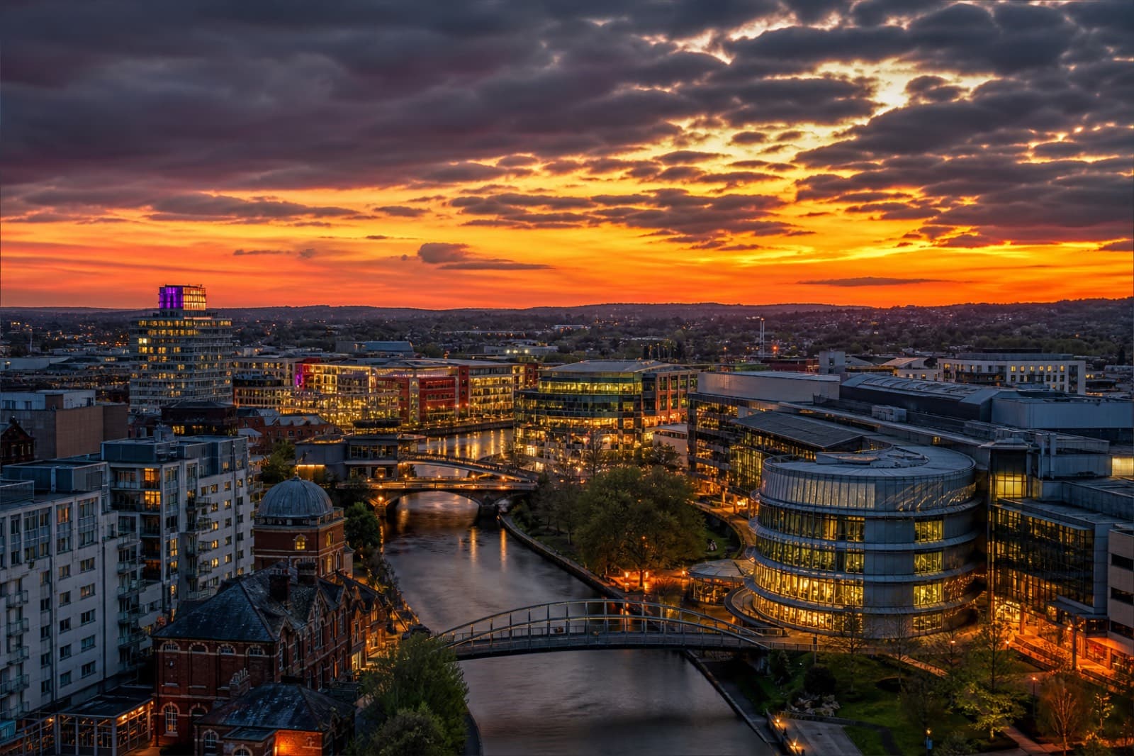 Reading skyline