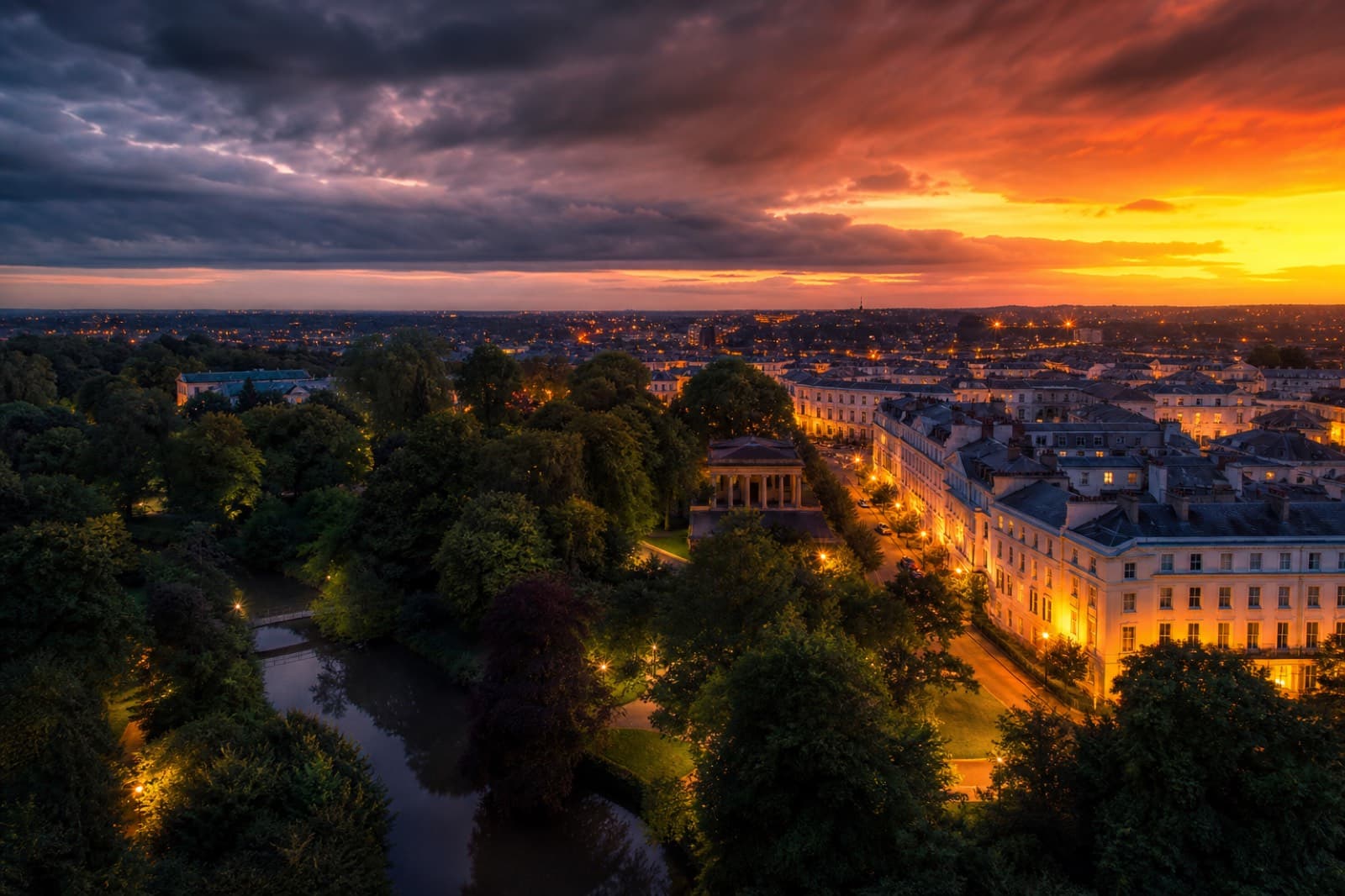 Royal Leamington Spa skyline