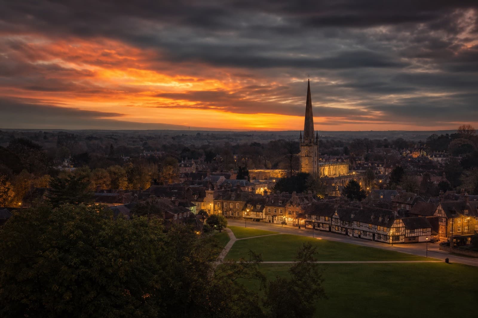 Saffron Walden skyline