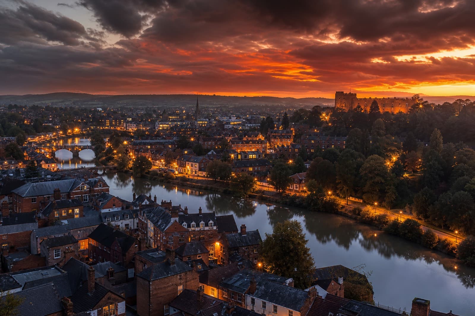 Shrewsbury skyline
