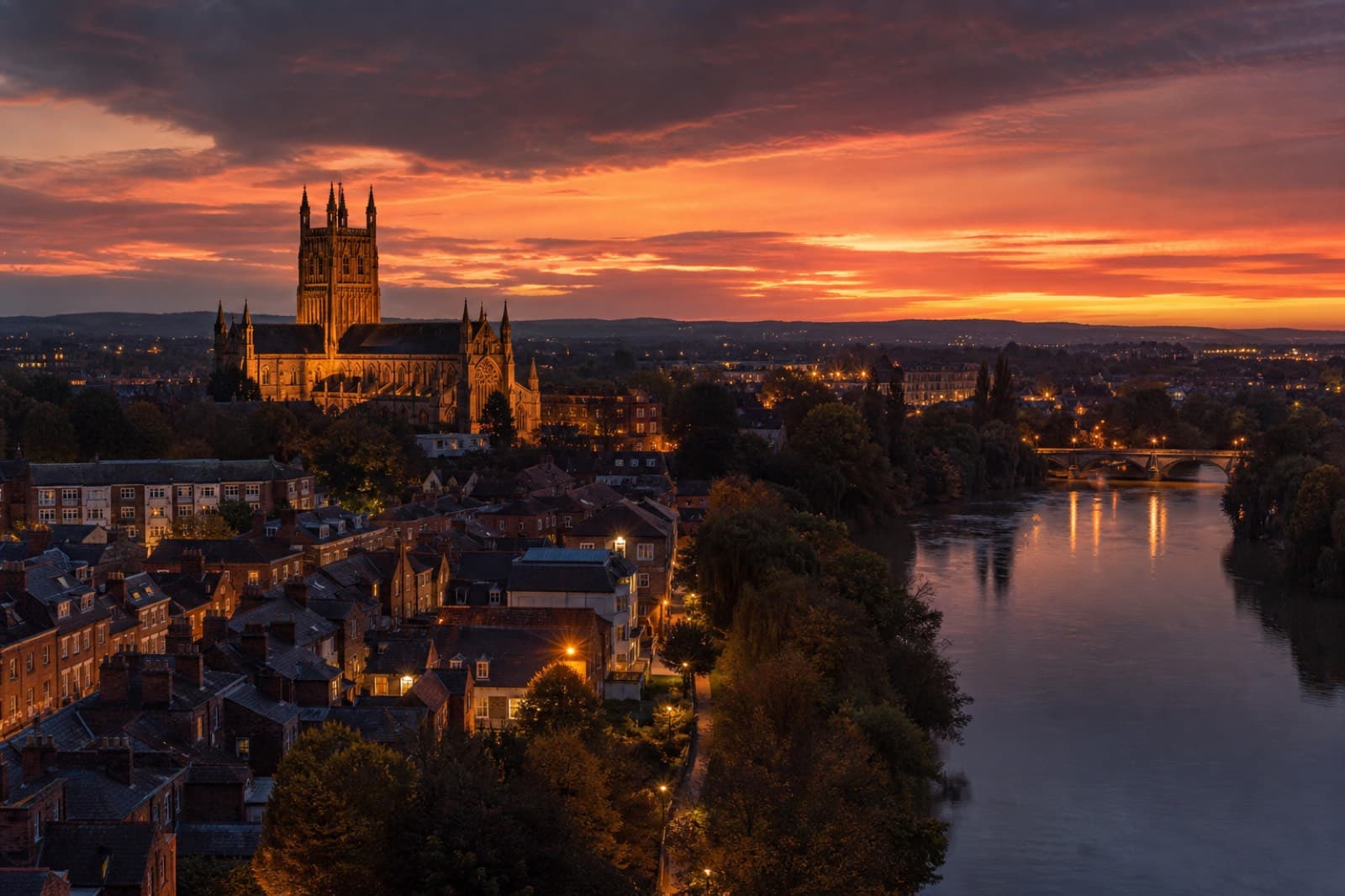 Worcester skyline