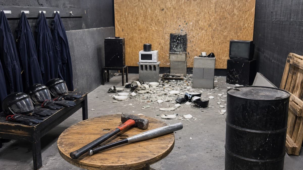 Down Range Rage Room rage room in Gosport - smash room experience