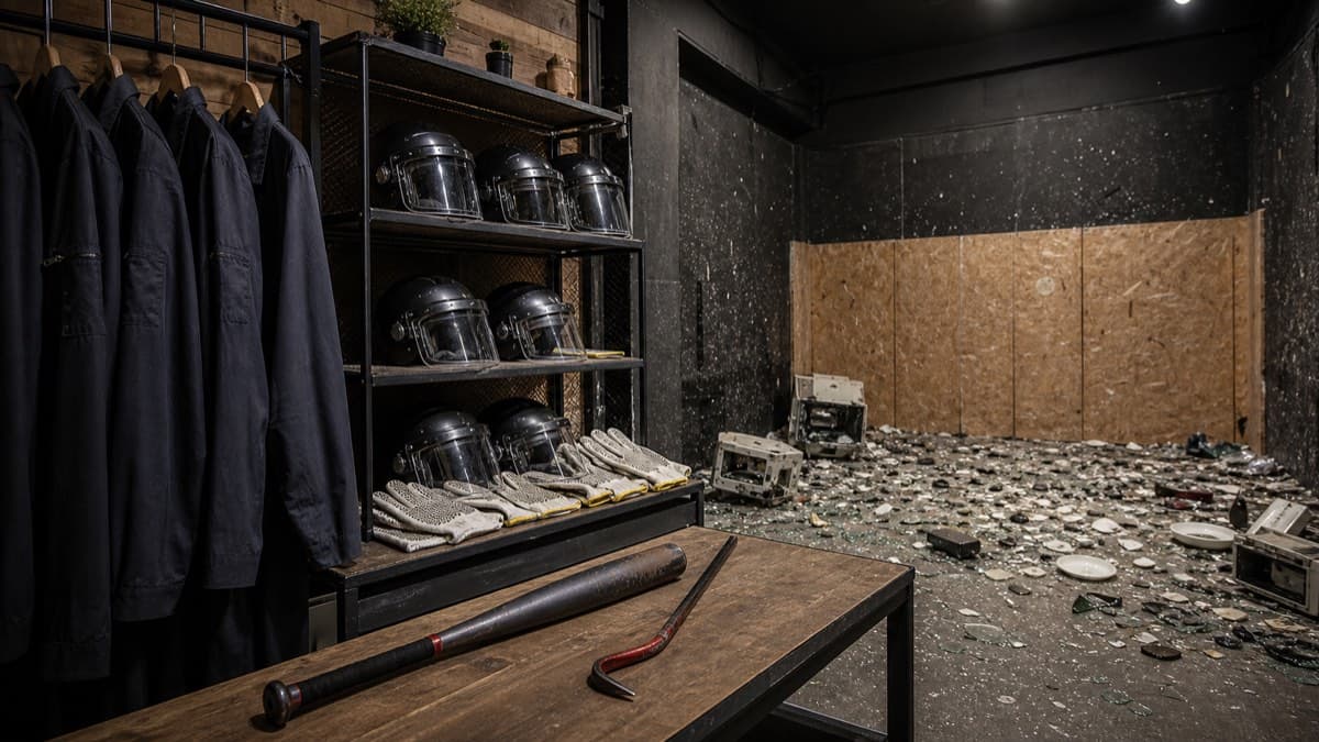 ShatterHaus rage room in Cardiff - smash room experience