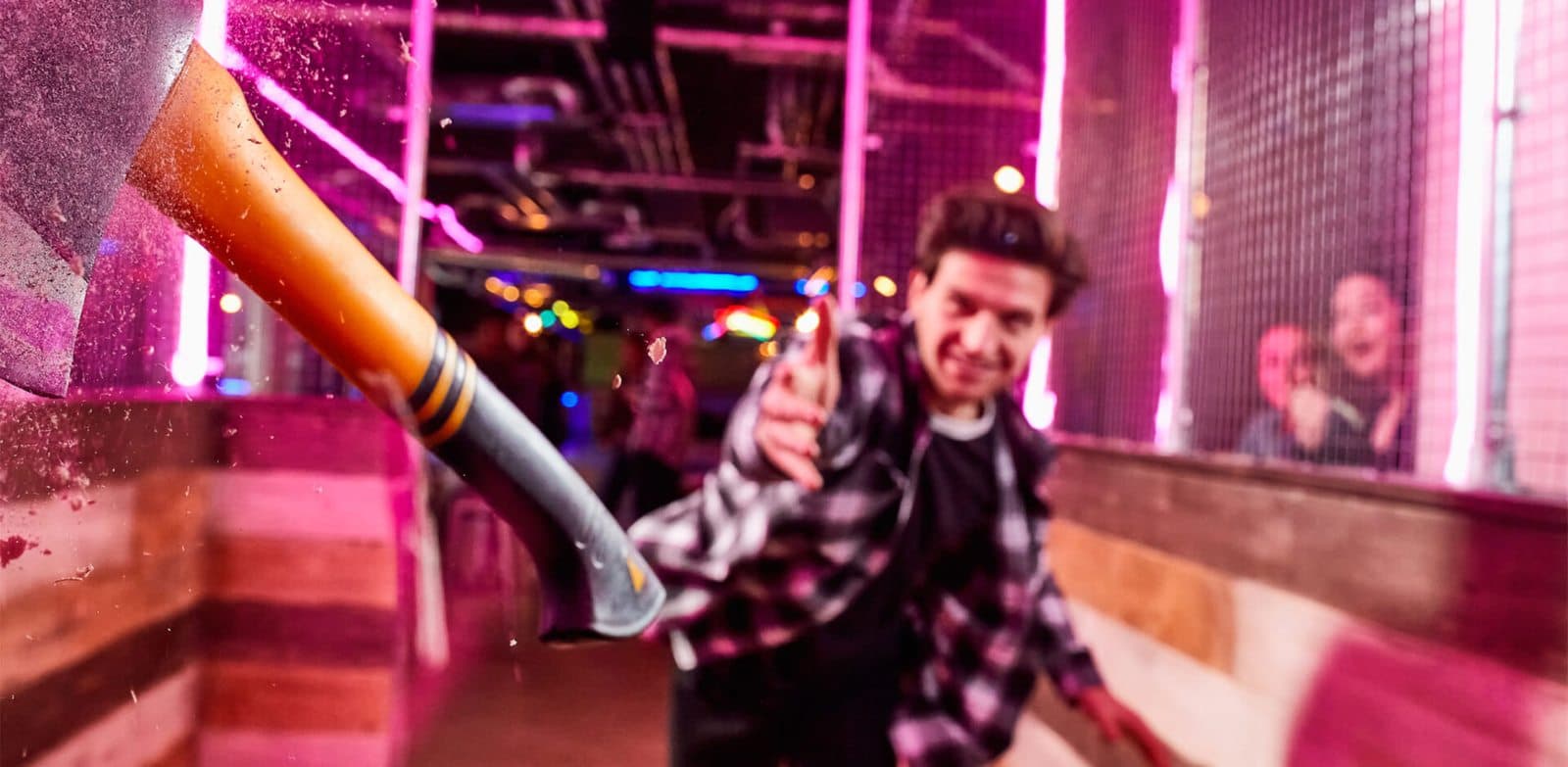 BOOM Battle Bar Ipswich axe throwing experience in Ipswich