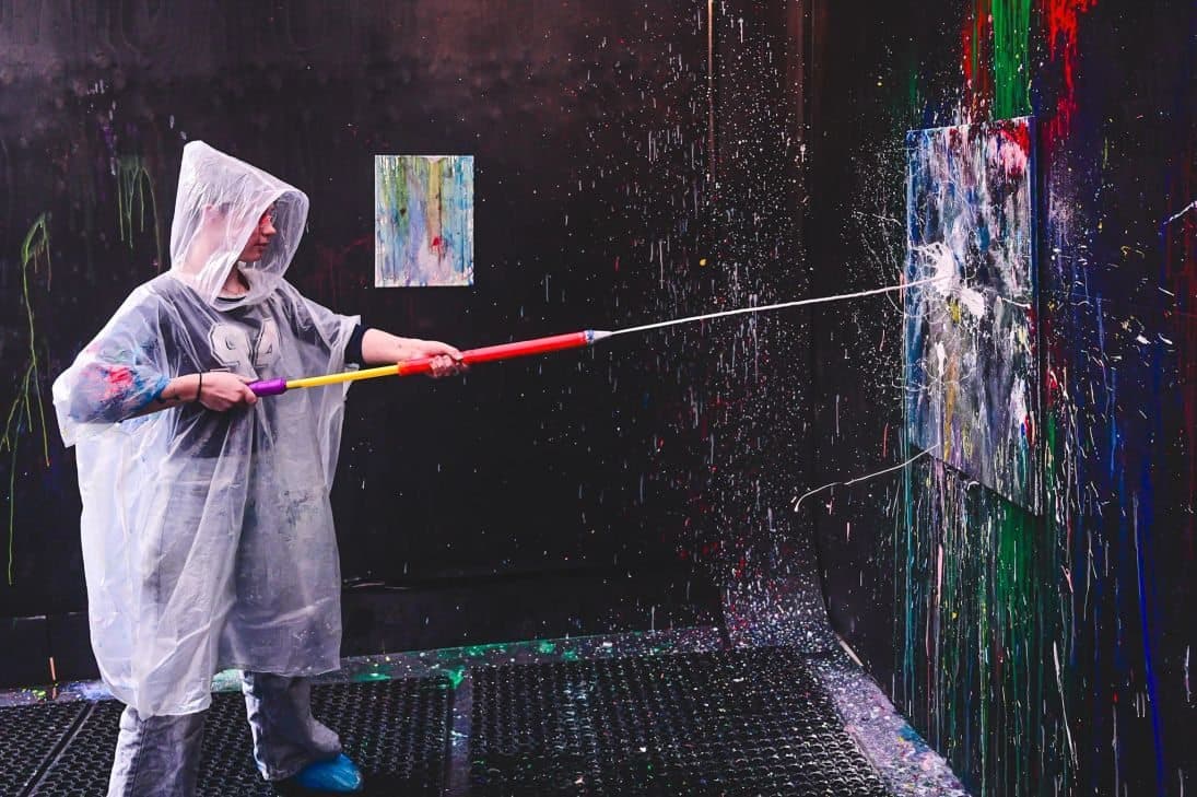 ChromaticAF paint splatter experience in Birmingham