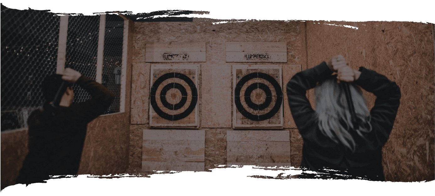 Lumberjack Axe Throwing Swansea in Swansea