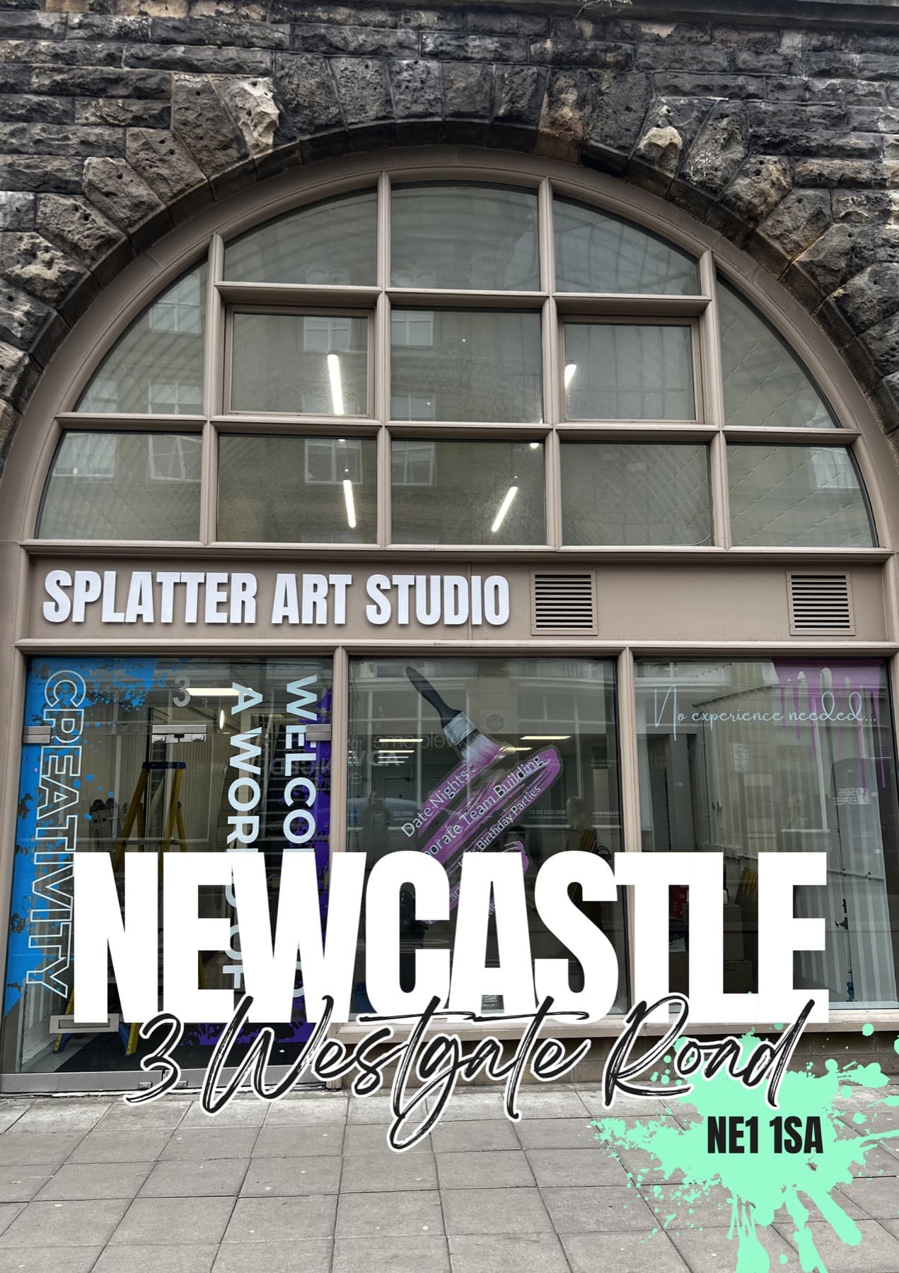 Splatter Art Studio Newcastle in Newcastle
